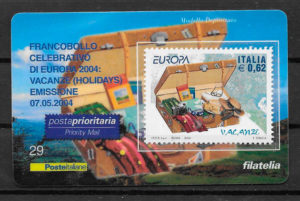 colección sellos Europa Italia 2004