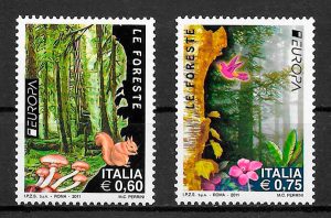 filatelia colección Europa Italia 2011