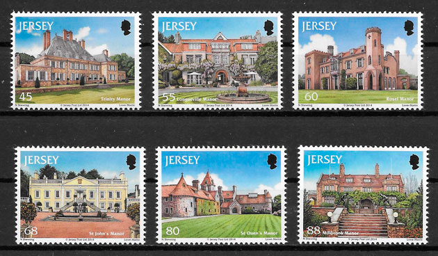 colección sellos arquitectura Jersey 2014