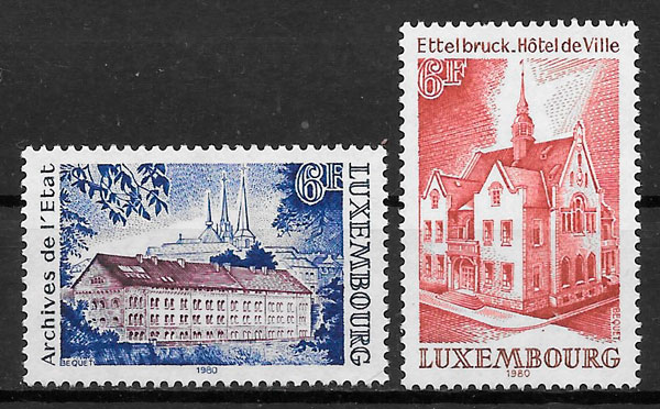 fialtelia turismo Luxemburgo 1980