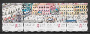filatelia arquitectura Macao 1995