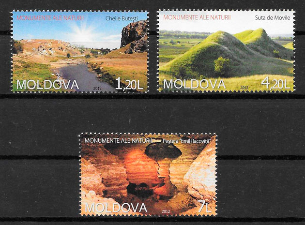 colección selos turismo Moldavia 2012