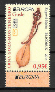 filatelia Europa Montenegro 2014