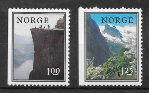 filatelia turismo Noruega 1976