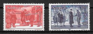 colección sellos Europa Noruega 1982