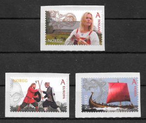colección sellos turismo Noruega 2014