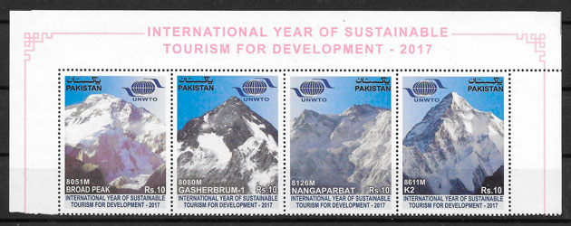 sellos turismo Pakistán 2017