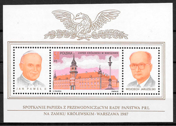 sellos arquitectura Polonia 1987