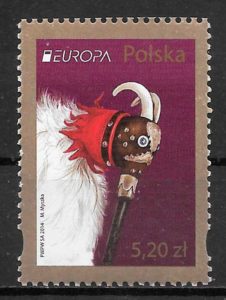 sellos Europa Polonia 2014