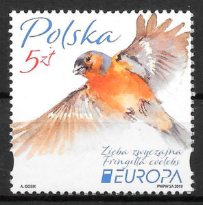 sellos Europa Polonia 2019