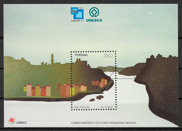 colección sellos turismo Portugal 1997