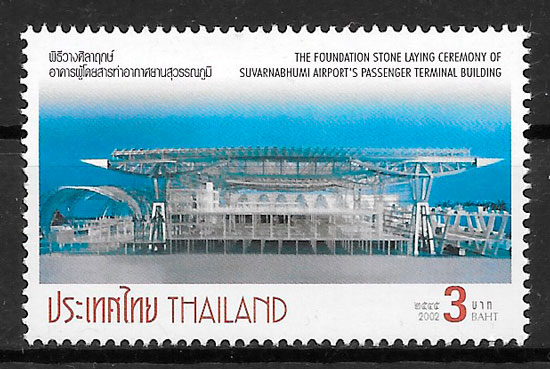 colección selos arquitectura Taialndia 2002