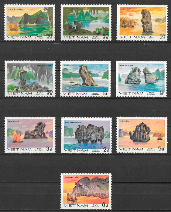 colección sellos turismo Viet Nam 1984