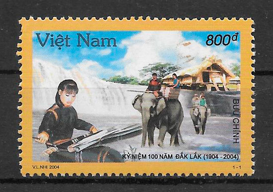 filatelia turismo Viet Nam 2004