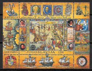 filatelia Europa Yugoslavia 1992