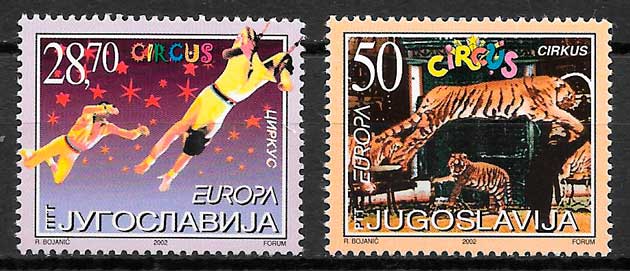 filatelia Europa Yugoslavia 2002