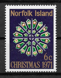 sellos navidad sellos navidad Norfolk Islands 1971