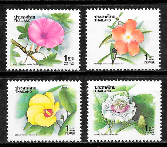 sellos navidad Tailandia 1993