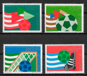 filatelia fútbol Angola 1994