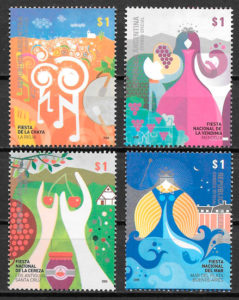 sellos frutas Argentina 2008