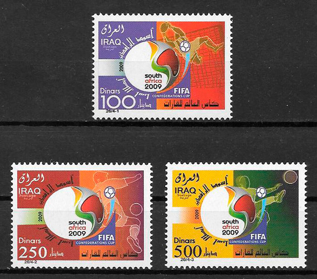 sellos fútbol Iraq 2009