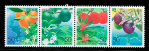 sellos frutas Japon 2002