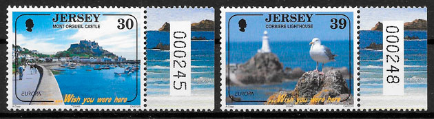 filatelia colección Europa Jersey 2004