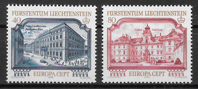 sellos Europa Liechtenstein 1978