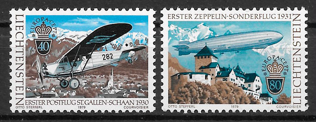 filatelia Europa Liechtenstein 1979