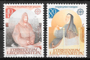 sellos Europa Liechtenstein 1983