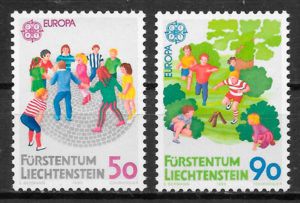filatelia Europa Liechtenstein 1989