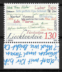 filatelia Europa Liechtenstein 2007