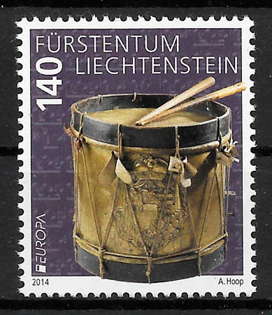 sellos Europa Liechtenstein 2014
