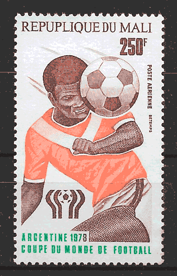 sellos fútbol Mali 1978
