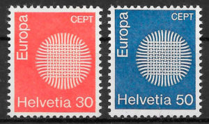 filatelia coleccion Europa 1970