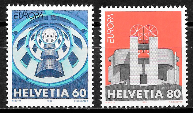 coleccion sellos Europa 1993 Suiza