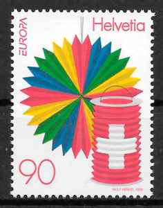 filatelia coleccion Europa Suiza 1998