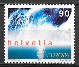 coleccion selos Europa Suiza 2001