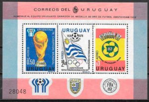 sellos futbol Uruguay 1979
