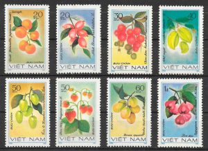 COLECCIÓN SELLOS FRUTAS VIET NAM 1981