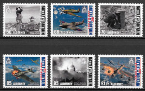 sellos temas varios Alderney 2020