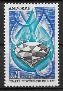 sellos temas varios Andorra Francesa 1969