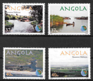 sellos temas varios Angola 2008