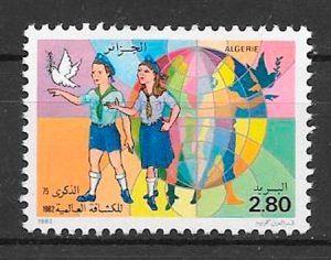 colección sellos temas varios Argelia 1982