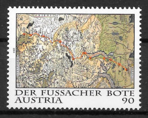 colección sellos temas varios Austria 2014