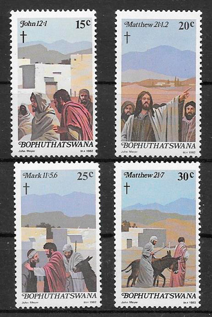 selos temas varios Bophuthaswana 1982