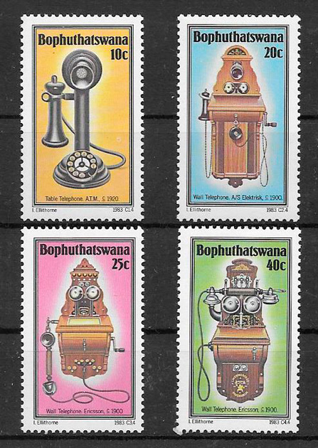 coleccion sellos temas varios Bophuthaswana 1993