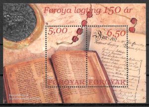 filatelia temas varios Feroe 2002