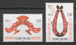coleccion sellos temas varios Finlandia 1980