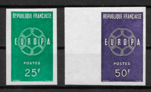 sellos Europa Francia 1959